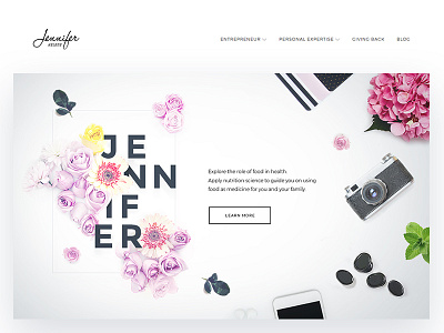 Banner for Jennifer banner collage design home image picture ui ux visual recognition banner