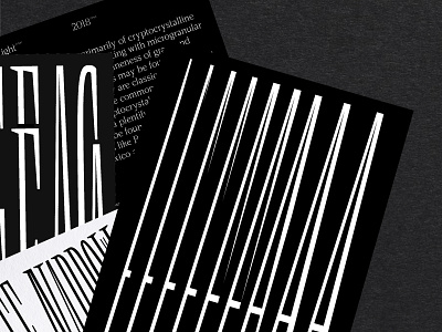 Typographic Posters Series black and white font foundry grid layout poster print type typographic poster typography