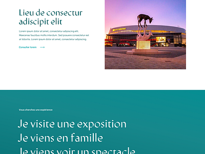 Section de landing design quebec redesign sigmund ui website