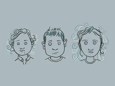 Les Enfants app branding child child children children design draw drawing icon icons illustration illustrator logo logodesign logodesigner logotype vector web