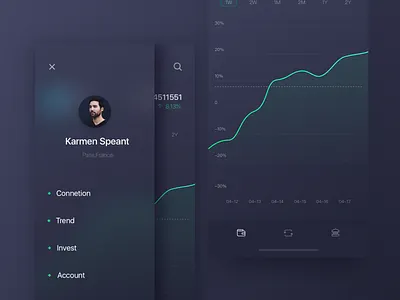 Coin Wallet2 design sketch ui