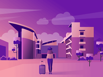 an illustration of my Alma mater design flat illustration ui