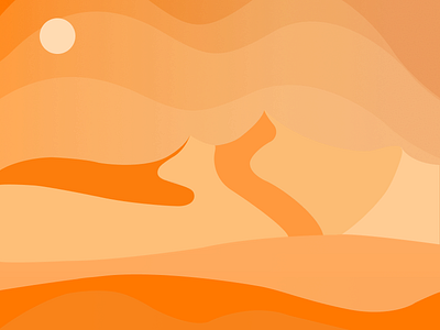 Orange sands 30 day challenge art color creative creative design creativity desert design digital figma figmadesign illustration illustration art illustration challenge minimalist minimalist design minimalistic design orange sand sun