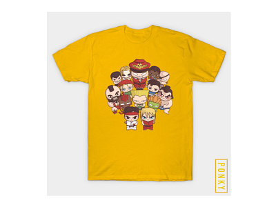 Street Fighter Tshirt Design 80s 90s bison chibi chunli cute desain design games honda illustration ilustrasi japan japanese ken love print ryu street fighter udon