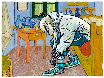 vans x vangoghmuseum drawing guta illustration scull streetstyle streetwear vangogh vans wear