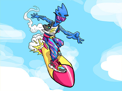I am a rocket, I am a star 2d 90ies alian art arthouse cartoon character energy energy arthouse graphics illustration product rocket rocket logo rockstar star star logo trendy ui vector