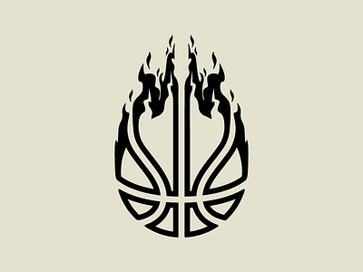 Basketball flame basketball fire flames hoops nba sports