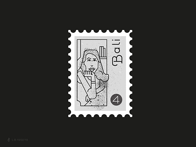 Bali design feminime girl girl illustration illustration line lucas braga stamp vector woman