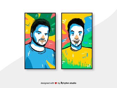 Popart character illustration - Set 2 character color creative creative agency design hello dribbble illustration popart vector