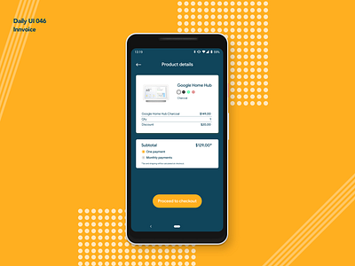 Innvoice | Daily UI 046 android app card checkout dailyui design innvoice product ui ux