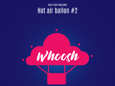 Hot air ballon #2 air ballon ballon blue challange challenge accepted concept daily logo challenge daily logo design fly hot air ballon illustration logo logo a day logo design vector