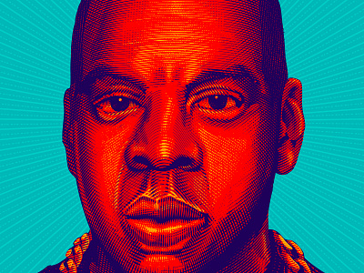 Jay-Z Portrait adobe illustrator jay z portrait