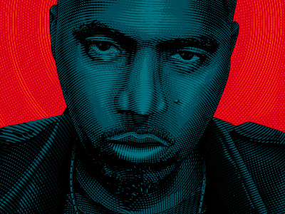 NAS Portrait adobe illustrator nas portrait vector