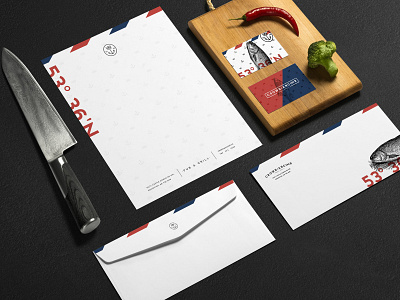 Crown & Anchor Pub & Grill branding illustration. logo logo design stationary