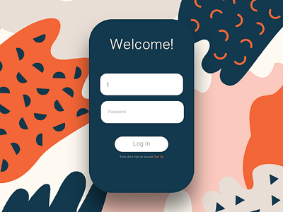 Log In dailyui design landing login login box ui ux web website