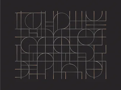 Pattern abstract blending circles geometrical lines pattern