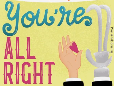 ALL Right design illustration procreate vector