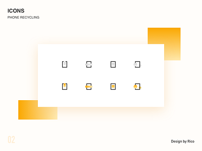 Icons 02 app design icon phone ui