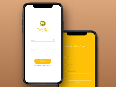Foodapp Signup UI