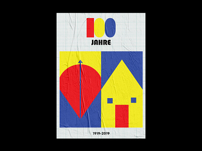 100 Jahre Bauhaus bauhaus bauhaus100 indonesia poster poster a day poster art poster challenge