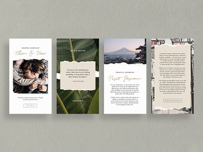 Ripped Papers Instagram Stories Templates animated template branding clean ecommerce fashion influencer instagram instagram stories instagram story instagram templates lifestyle marketing kit paper photoshop stories photoshop template promotion promotional ripped paper social media social media kit