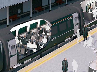 GWR Station Illustration 3d 3d illustration 3d visual agency kilo cgi design gwr illustration impression train train station visual visualisation visualization