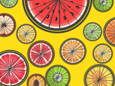 Pattern for bike saddles adobe illustration fruits illustration pattern product design vector