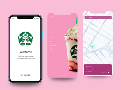 Daily Ui Design Challenge 20 20 africa app daily 100 daily 100 challenge daily challange dailyui design iphonexmax landing page starbucks ui ui ux ux