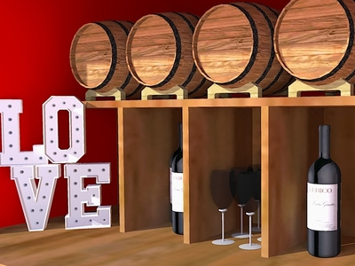 My 2nd Sketchup work - Interior of Piaggio Van 3d model interior design piaggio sketchup wine bar