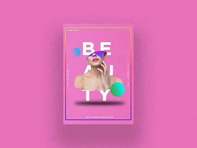 "BEAUTY" branding design photoshop