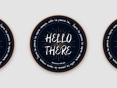 Coaster beer coaster design drink graphic illustrator pub vector