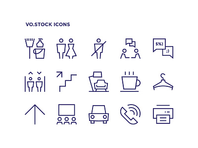 Wayfinding Icons arrow car coffee conversation elevator icon line icon outline parking pictogram print sign simple symbol talk toilet wardrobe wayfinding wc