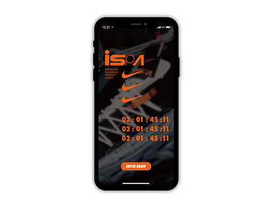 Daily UI #014 Countdown Timer for NIKE ISPA app countdown countdown timer countdowntimer daily daily 100 daily 100 challenge daily challange daily ui dailyui design flat icon ios iphonex ispa nike nikeispa sneaker ui