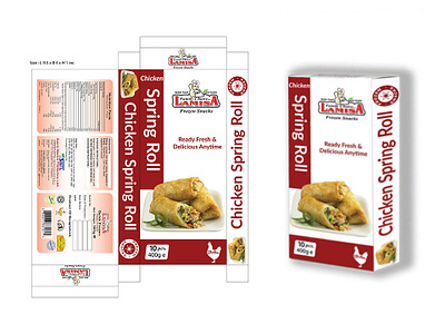 Packaging Design V1.2 [Lamisa Food] branding design food and drink illustration packagingdesign printing press production vector