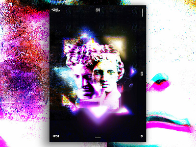 Neo Futuro Punk Poster #51 challenge conception creation creativity design challenge graphic design graphic designer grunge poster poster design process punk