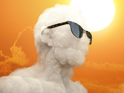 Cloudy Sunglasses 3dillustration 3drender animation characterillustration cloud cloudy illustration illustrationage illustrator overcast shades sunglasses