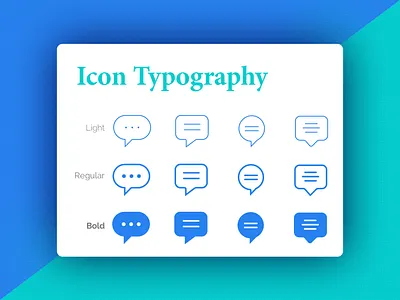 Icon Typography