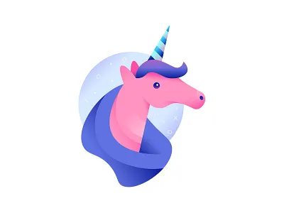 Unicorn art character design download editorial flat graphic icon icons illustration interface minimal simple texture typography ui unicorn ux vector web
