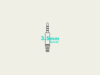 3.5mm Records audio brand brandideas brandidentity branding concept dailylogochallenge design designinspiration graphicdesign headphone logo logoconcept logoideas logoinspiration music pin record label retro visualidentity