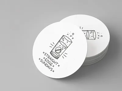 xSTRAIGHTxEDGExSUNDAYSx alcohol booze bubbles hangover illustration illustrator painkiller rebound sticker stickermule tattoo tattoo flash