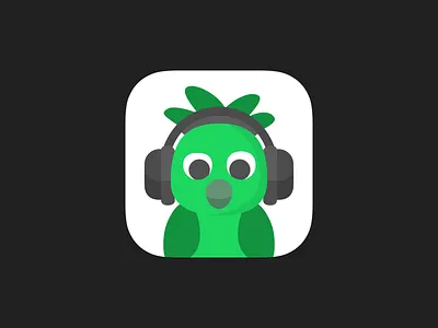 Spotify Character app app branding bird branding character concept cute flat green icon illustration ios ios app icon logo music rebranding simple simple design sketch spotify