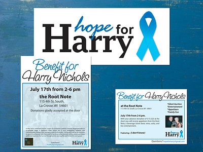 Hope For Harry materials design logo