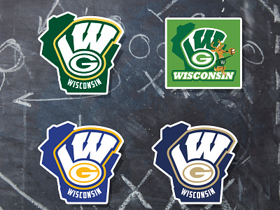 Conceptual logos for WI design logo sports