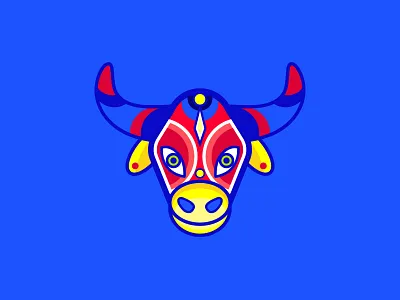 Colombian Carnival - El Toro art direction bull carnaval colombia colombian draw drawing icon illustration illustration art south america vector