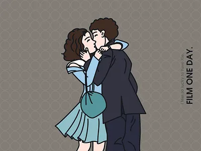 Film Scene film illustration sketch