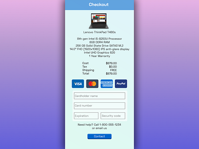 Daily UI #002 002 dailyui dailyui 002