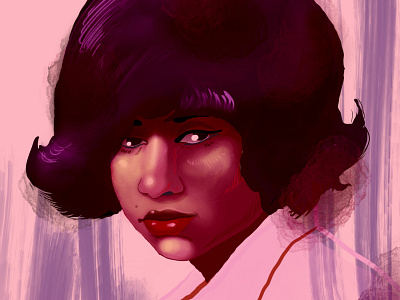 Aretha Franklin branding design digital illustration drawing illustration procreate