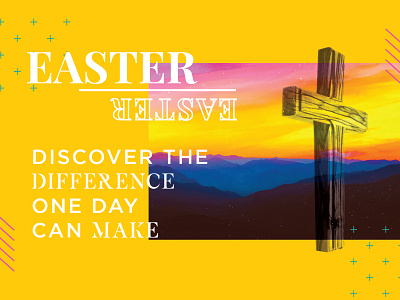 Easter Mailer 2019 branding bright church church design church easter deconstructed design deconstructed easter easter easter design church easter mailer easter postcard graphic design illustration mailer minimal modern design modern mailer neon neon easter postcard