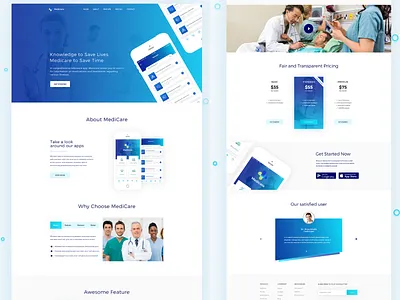 Apps Landing Page animation apps landing page branding branding design dribbble dribbble best shot illustration landing page landing page concept landing page design landing page illustration logo photoshop travel blog typography web deisgn website design wordpress wordpress design