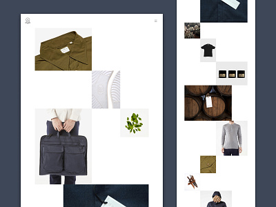 Randomnotrandom content ecommerce grid grid layout responsive ui web